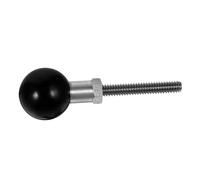 NUOBESTY Motorbike Ball Shaped Pedestal Mount Base with Connecting Rod Durable Lightweight Phone Holder Accessory for Motorcycle and Scooter Riding Convenience
