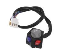 NUOBESTY Motorcycle Handlebar Headlight Control Switch with Power On/off Function, Plastic and Alloy Material, Vibration Resistant, Suitable for Scooter and Motorcycle Use in Complex