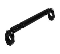 NUOBESTY Motorcycle Handlebar Replacement 22mm Thickened Black Balance Crossbar Adjustable Reinforced Handle Bars for Motorbike Steering Accessories