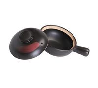 NUOBESTY Multi-functional Clay Casserole Pot for Gas Stove Old-fashioned Stewing Pot with Non-stick Surface High-temperature Resistant Kitchen Casserole for Soup Rice Braised Dishes Small
