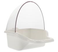 NUOBESTY Multi-functional Hanging Bird Bath Tub and Feeder for Garden and Outdoor Use Parrot Bath Box for Cockatiels and Budgies Washable and Sturdy Accessory