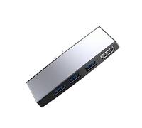 NUOBESTY Multifunctional Hub for Surface Pro Expansion Transfer Adapter Multi-port USB Hub Compatible Laptops and Phones Lightweight and Portable Design