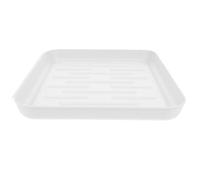 NUOBESTY Multipurpose Grey Shoes Storage Tray Boot Plate for Indoor Outdoor Use PP Material Plant Pot and Sundries Organizer Suitable for Entryway and Car Trunk