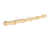 NUOBESTY Natural Bamboo Root Branch Reptile for Lizard Reptile Training Promotes Pet Movement Suitable for Pet Cage in Khaki Colour