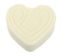 NUOBESTY Natural Heart Shaped Bath Bar Soap Cream for Home Use, Moisturizing and Hydrates Skin, Light Green Original Bar Soap for Loved Ones Sensitive Skin Care