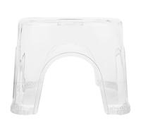 NUOBESTY Non-Slip Shower Foot Stool Large Bathroom Step Stool 30x26x27cm Plastic Spa Footrest for Bath and Shaving Legs