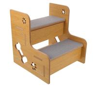 NUOBESTY Nonslip Portable Pet Stairs for Bed and Sofa Breathable Soft Dog Steps for Small Senior Dogs and Cats Year-round Lightweight Ladder with Compact Design and Enhanced Safety Ramp