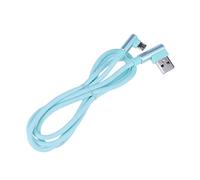 NUOBESTY Nylon Braided USB Cable Fast Charging Dual Bend Design for Phones Mint Green Eco Friendly Tpe Flexible Data Cord