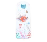 NUOBESTY Ocean Series Digital Printed Ironing Board Cover with Dacron Pad Stain Heat Resistant Fashion Fabric for Home Outdoor Use Sea Fish Pattern