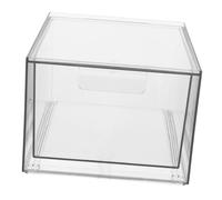 NUOBESTY Organiser Storage Makeup Case Desktop Tissue Holder Skin Care Storage Box Acrylic Drawer Cosmetics Rack for Bathroom