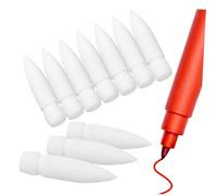 NUOBESTY Paint Marker Nibs, 10pcs Acrylic Marker Pen Replacement Nibs Refillable Pens Points Paint Pen Tips for Writing, Art Supplies, Easy to Change