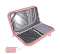 NUOBESTY Passport Holder Travel Wallet Pink Oxford Cloth Document Organiser