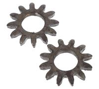 NUOBESTY Pasta Maker Gear Parts Made of Sturdy Iron Material for Handheld Noodle Machine 2pcs with Even Dough Pressing Feature for Homemade Noodles in Kitchen