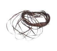 NUOBESTY PE Rattan Coffee Colored Embossed Flat Wicker Repair Kit for Furniture Patio Chairs Storage Basket Weaving Versatile DIY Material for Wicker Sofa Restoration and Crafting