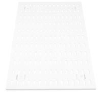 NUOBESTY Pegboard Wall Storage Kit White Multi-Functional Wall-Mounted Organizer for Home Office Bedroom 11.59''X16.31