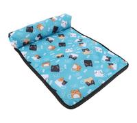 NUOBESTY Pet Cooling Mat for Dogs and Cats Summer Self Cooling Pad with Cloth Material and Stylish Look, for Rooms and Sofa a Cool Playing Place to Soothe Pets