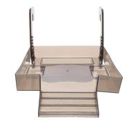 NUOBESTY Pet Turtle Basking Platform for Aquarium Floating Turtle Dock Ramp Reptile Basking Rock Wide Resting Platform for Aquatic Reptiles in Aquarium Habitat