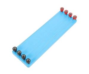 NUOBESTY Physics Resistance Law Experimental Tool with Four Types of Alloy Wires and Integrated Metal Guide Rail, Plastic Structure with Precise Scale Rulers for Accurate Data Collection,