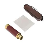 NUOBESTY Pirate Monocular Telescope Retro Stretchable Design with Retractable Focus Portable Lightweight Gift for Adventure Lovers Clear High Magnification Viewing with Storage Bag