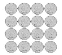 NUOBESTY Pirates Gold Coins Treasure Coins Treasure Hunts Game Props Plastic Coins for Kids Children (Silver) 100pcs