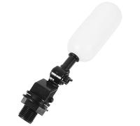 NUOBESTY Plastic Float Ball Valve with Automatic Shut-Off, 4-Point Mini Float Valve for Livestock Water Troughs and Small Tank Refill, Black Sturdy Plastic for Aquariums and Ponds