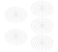 NUOBESTY Plastic Pickle Jar Press Plate with Multi Functional Design and Easy to Clean Features 5pcs for Vegetables and Fermented Foods for Pickling and Fermenting