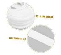 NUOBESTY Plastic Rattan Chair Repair Kit White DIY Weaving Material for Woven Bench Table Sofa Furniture Fixing Versatile Handicrafts Mesh for Indoor Chair Restoration and Basket Crafting