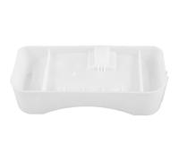 NUOBESTY Plastic Refrigerator Condensate Drain Tray for Compressor 9.25x4.13x2.17 Inches, White Water Collection Pan Replacement Solution that Accelerates Water Evaporation for Commercial