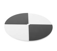 NUOBESTY Plastic Water Sampling Clarity Disk Dual-sided Black and White Grid Matte Antiglare Finish, Stable Vertical Sinking for Pond and Lake for Wetland Monitoring and Aquatic Research
