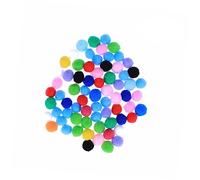 NUOBESTY Plush Pom Balls 60pcs Pink Pom Poms Pom Balls Medium Size Pom Ball for DIY Crafts Random