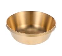 NUOBESTY Polished Thick Buddhist Offering Bowl for Water and Incense Tibetan Ritual Vessel for Meditation Yoga Decor Home and Temple Use Multi-Functional Spiritual and Serving Dish