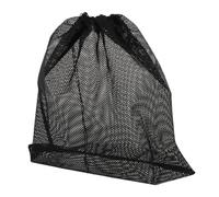 NUOBESTY Polyester Fish Tank Pump Barrier Bag with Drawstring Black Mesh Filter Bag for Pond Pump from Debris and Prolongs Service Life