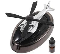 NUOBESTY Portable Car Aroma Diffuser for Essential Oils, Decorative Black Aluminum Alloy and Plastic Car Oil Diffuser with Classic Fashionable Design, for Vehicle Interior Freshening