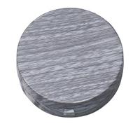 NUOBESTY Portable Lens Case Plastics Round Imitation Wood Grain