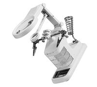 NUOBESTY Portable Magnifying Glass Station for Soldering Welding Table Tool 3X/4.5x/25x Magnifier Led Soldering Station Kit Magnifying Glass Light