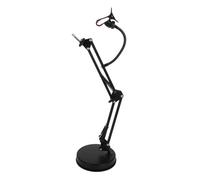 NUOBESTY Portable Microphone Stand Adjustable Tabletop Mic Stand for Desktop Use Stable Base for Home Streaming