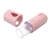 NUOBESTY Portable Mini Facial Steamer 20Ml USB Rechargeable Pink Personal Humidifier for Face Deep Cleaning and Hydrating Mist, Handheld Beauty Device for Travel and Skin Care