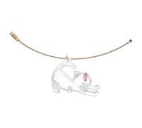 NUOBESTY Portable Pet Hair Keepsake Keychain Capsule for Cat Hair Storage, Abs Material with Unique Cute Design, Versatile Memorial Storage Solution for Pet Owners during Traveling