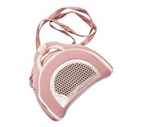 NUOBESTY Portable Small Pet Carrier Bag with Plush Lining and Breathable Mesh Anti-lost Outdoor Travel Pouch for Hamster Sugar Glider Rat and Tiny Animals Cozy Shoulder Shoulder Bag for