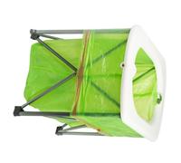 NUOBESTY Portable Toilet Folding Toilet Outdoor Emergency Multi-Function White Aluminum Alloy Pp Lightweight for Long Car Trips Road Trip Emergencies