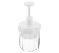 NUOBESTY Portable with Material White Plastic Foam Maker Cup Refillable Hand Soap Dispenser Multifunctional Use, Saves Product for Face Wash and Shower Gel for Home and Travel Skin Care