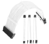 NUOBESTY Power Module Cable Kit White Long Power Supply Cables for Atx Power Supply