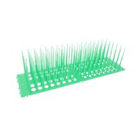 NUOBESTY Practical Green Prickle Mat Sturdy Outdoor Bird and Cat Deterrent Pad 2 Pcs Plastic Anti-cat Mat to Keep Cats and Birds Away for Balcony and Garden