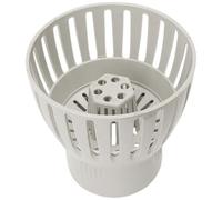 NUOBESTY Practical Pond Filter Pvc Drainage Outlet with Water Circulation Feature and Effective Garbage Cleaning for Fish Ponds and Garden Use Beige
