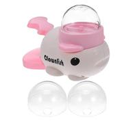 NUOBESTY Press Rotate Dog Puzzle Feeder for Pets Accurate Food Dispenser Slow Feeder with Treat Dispensing Button Interactive Training Anti-anxiety Chew for Indoor Use