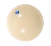 NUOBESTY Professional 2-1/4 Inch White Resin Pool Cue Ball with Blue Eye Dot for Training and Club Use, High-density Material for Easy Identification on Pool and Billiard Tables