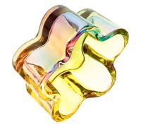 NUOBESTY Professional Acrylic Nail Tools Glass Manicure Nail Dish for Mixing Acrylic Powder Stylish Delicate Look Design for Manicure