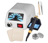 NUOBESTY Professional Wood Burner Tool for Pyrography Engraving and Embossing with Precision Detailing Safe Multipurpose Wood Engraving Kit Leather Paper Craft and Detailed Art Projects