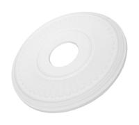 NUOBESTY PU Decorative Ceiling Medallion for Light Fixtures Classic Design Outer Diameter Secure Fit for Chandeliers and Ceiling Fans for Living Spaces and Dining Areas
