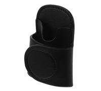 NUOBESTY PU Leather Stethoscope Holder Case Clip Hip Carrier for Nurses Doctors Physicians Durable Easy Clean Sleeve with Robust Design and Stylish Black Finish Multi Use Organizer for